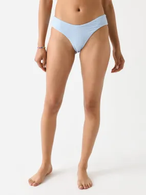     CITRINE  Women's Lila Ribbed Bikini Bottom    