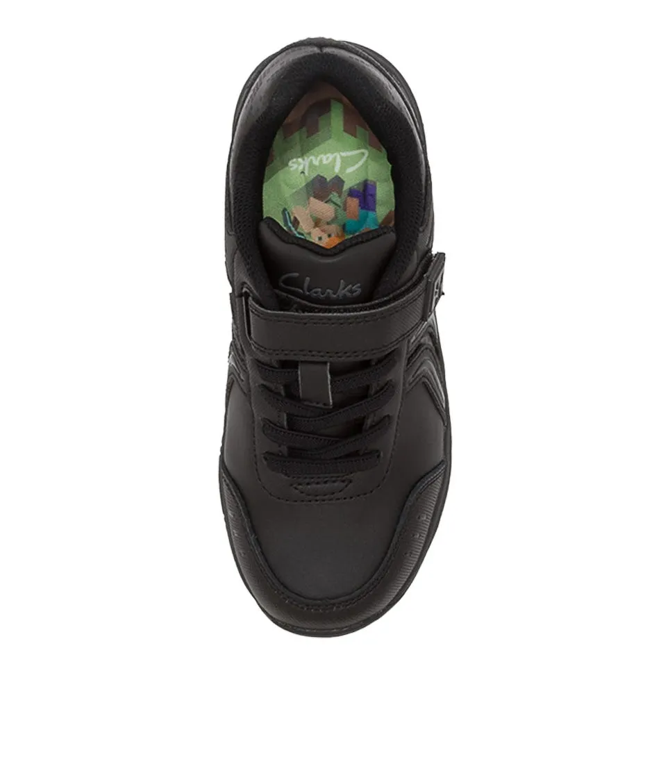 CLARKS Ace Jnr E Mc Black