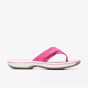 Clarks Brinkley Sea 26177925 Fuchsia Toe Post Slide
