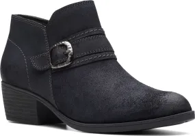 Clarks Charlten Bay Black Suede