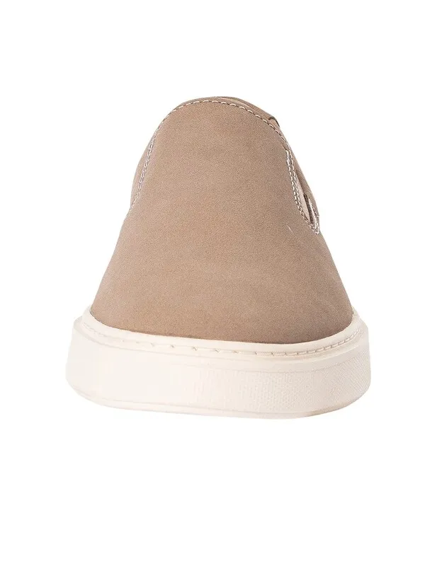 Clarks Craft Swift Go Leather Trainers - Grey