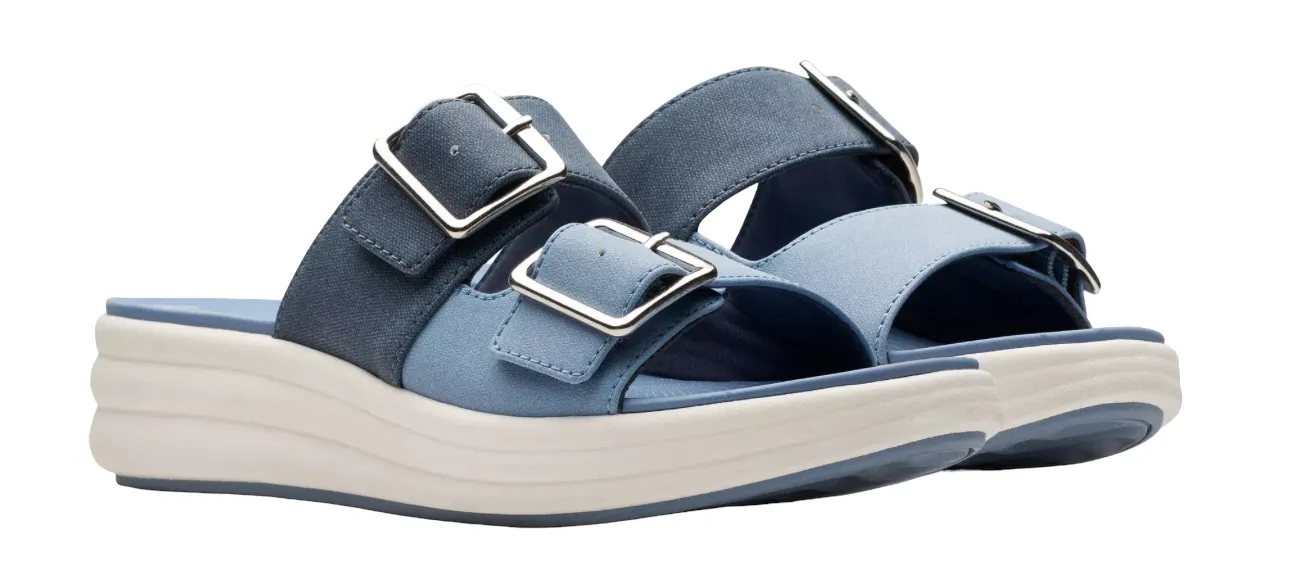CLARKS DRIFT BUCKLE DENIM COMBO