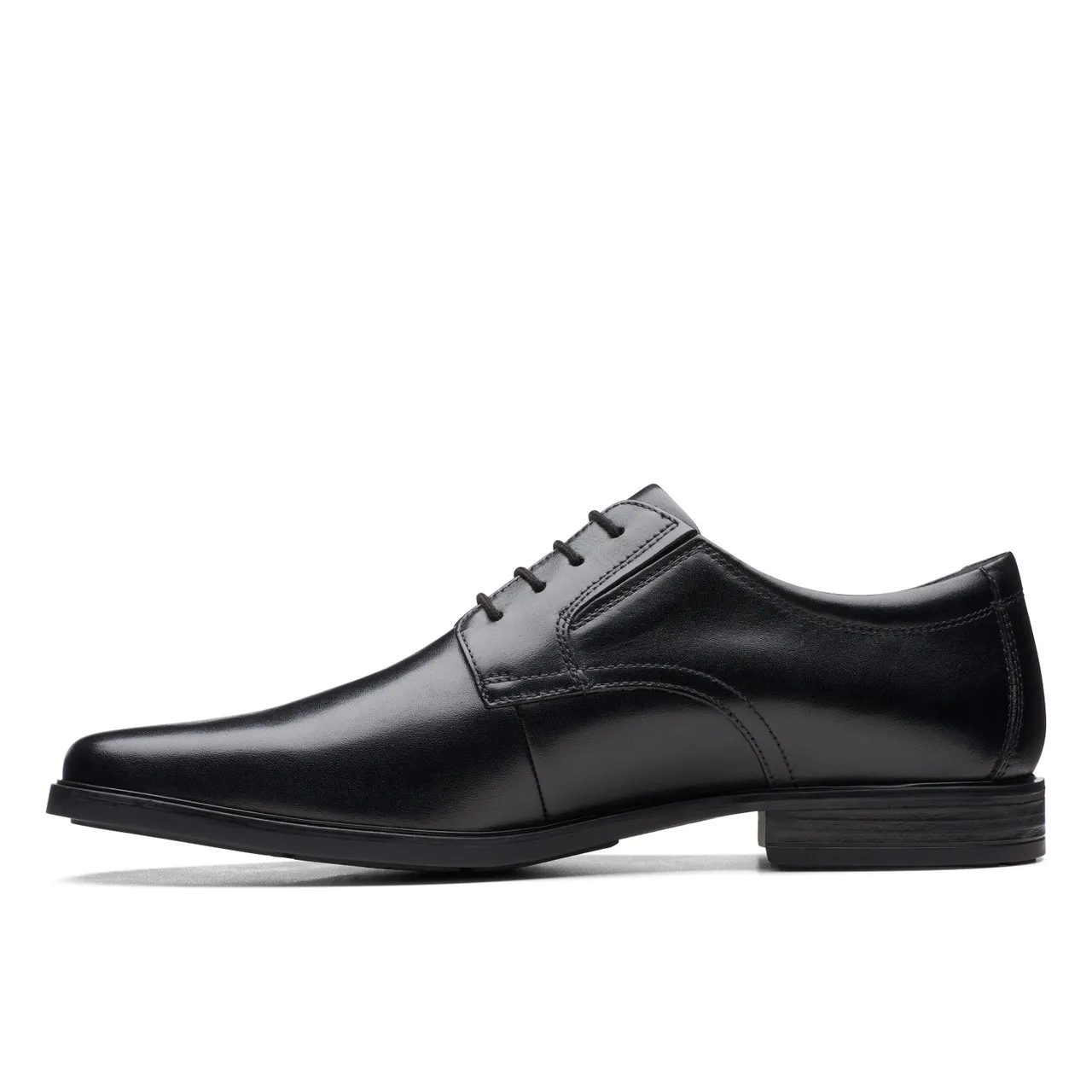 Clarks Howard Walk Black Leather 26161285