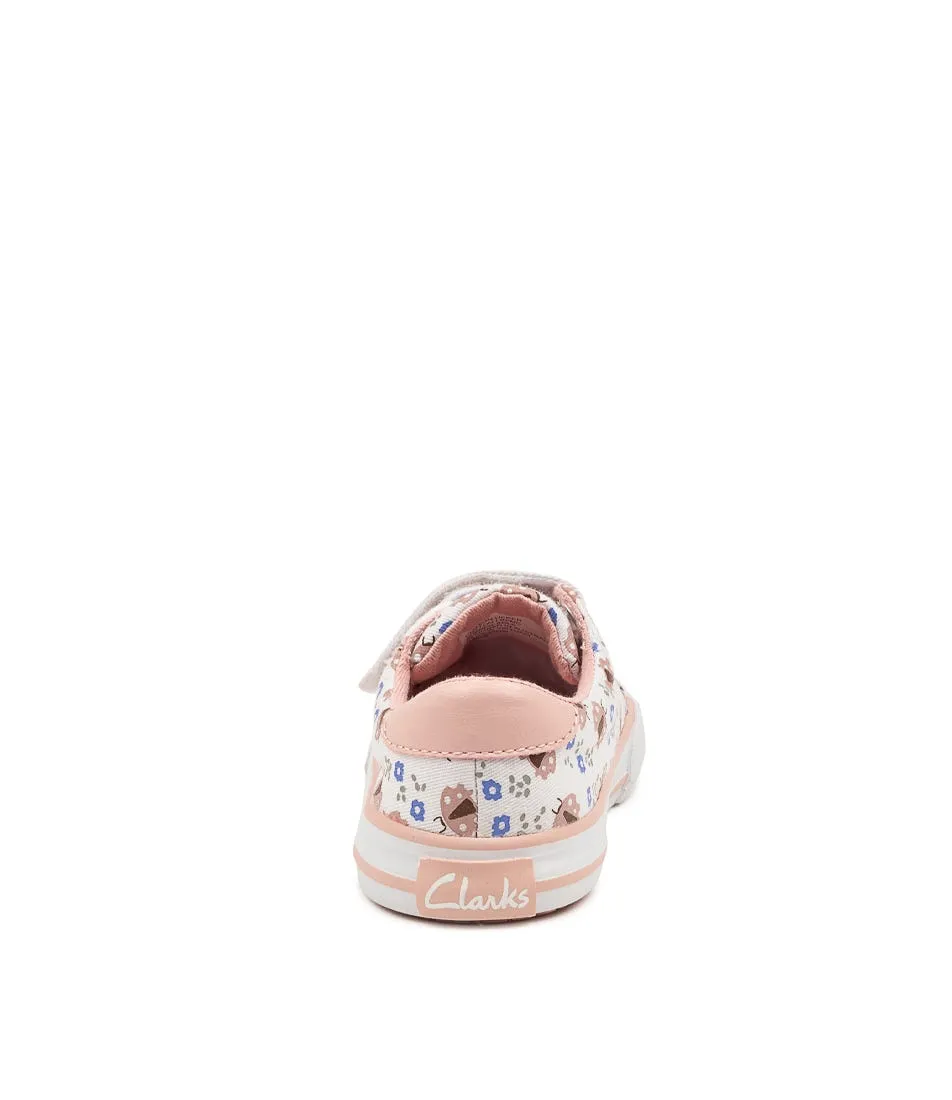 CLARKS Leah Jnr White-musk