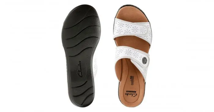 Clarks Leisa Lacole - White Leather