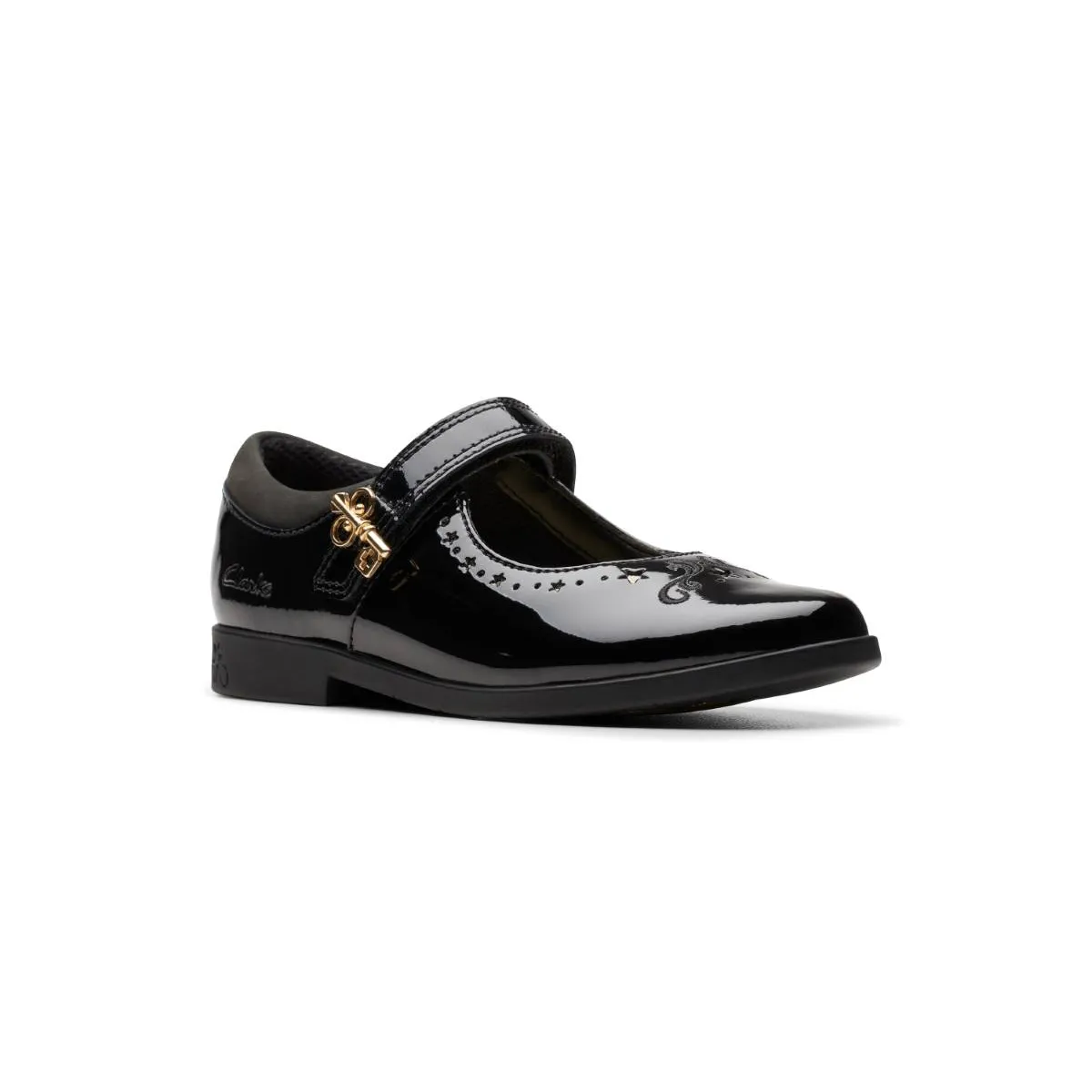 Clarks - Lock Magic Mj 261764906f - F Fit (black Patent)