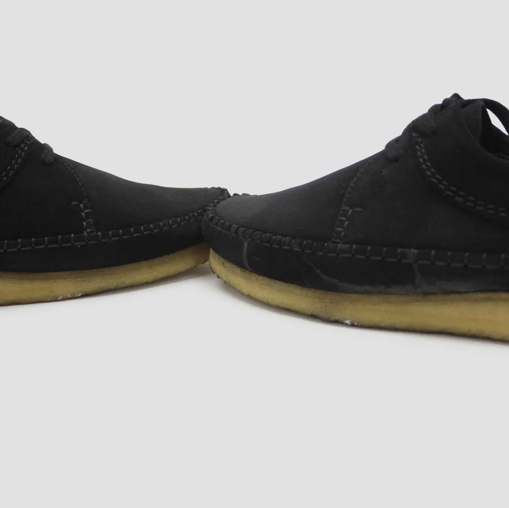 Clarks Originals Weaver 26133284G Suede Leather Mens Shoes - Black - UK 9
