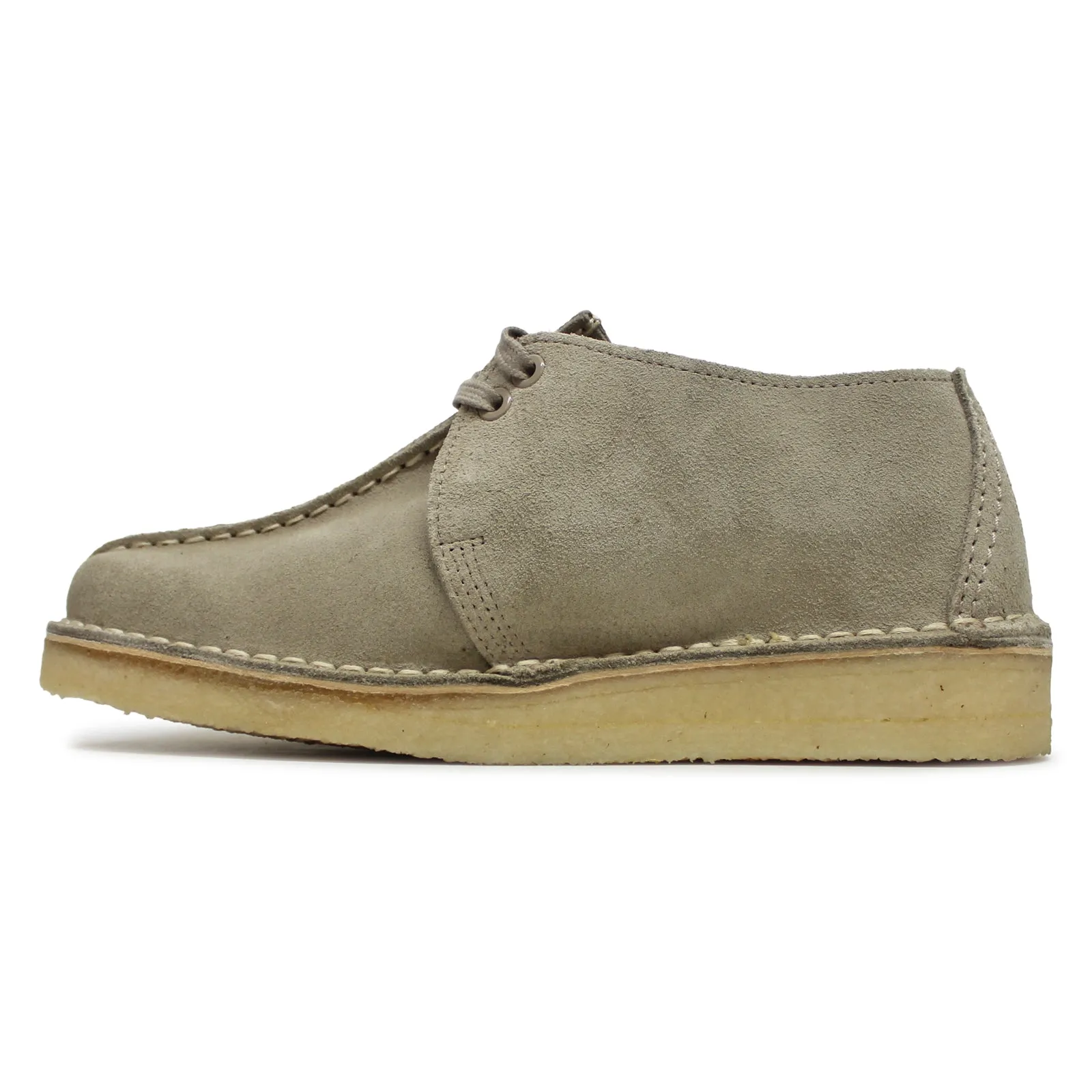 Clarks Originals Womens Shoes Desert Trek Lace-Up Low-Profile Suede Leather - UK 6