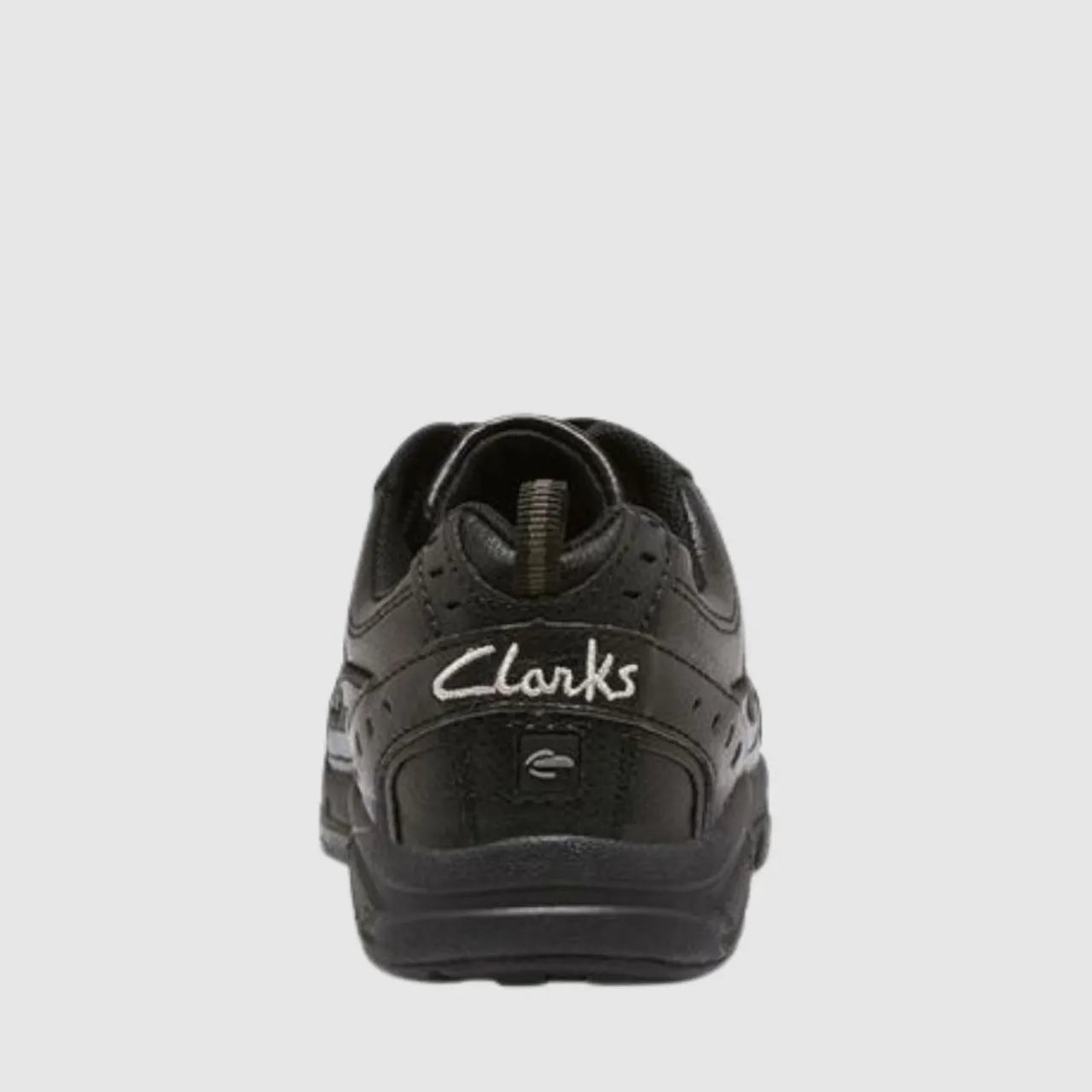 Clarks Vancouver Black School Shoe