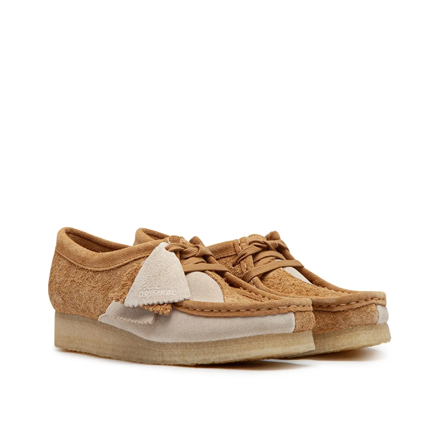 Clarks Wmns Wallabee Mid Tan Combi (Beige)