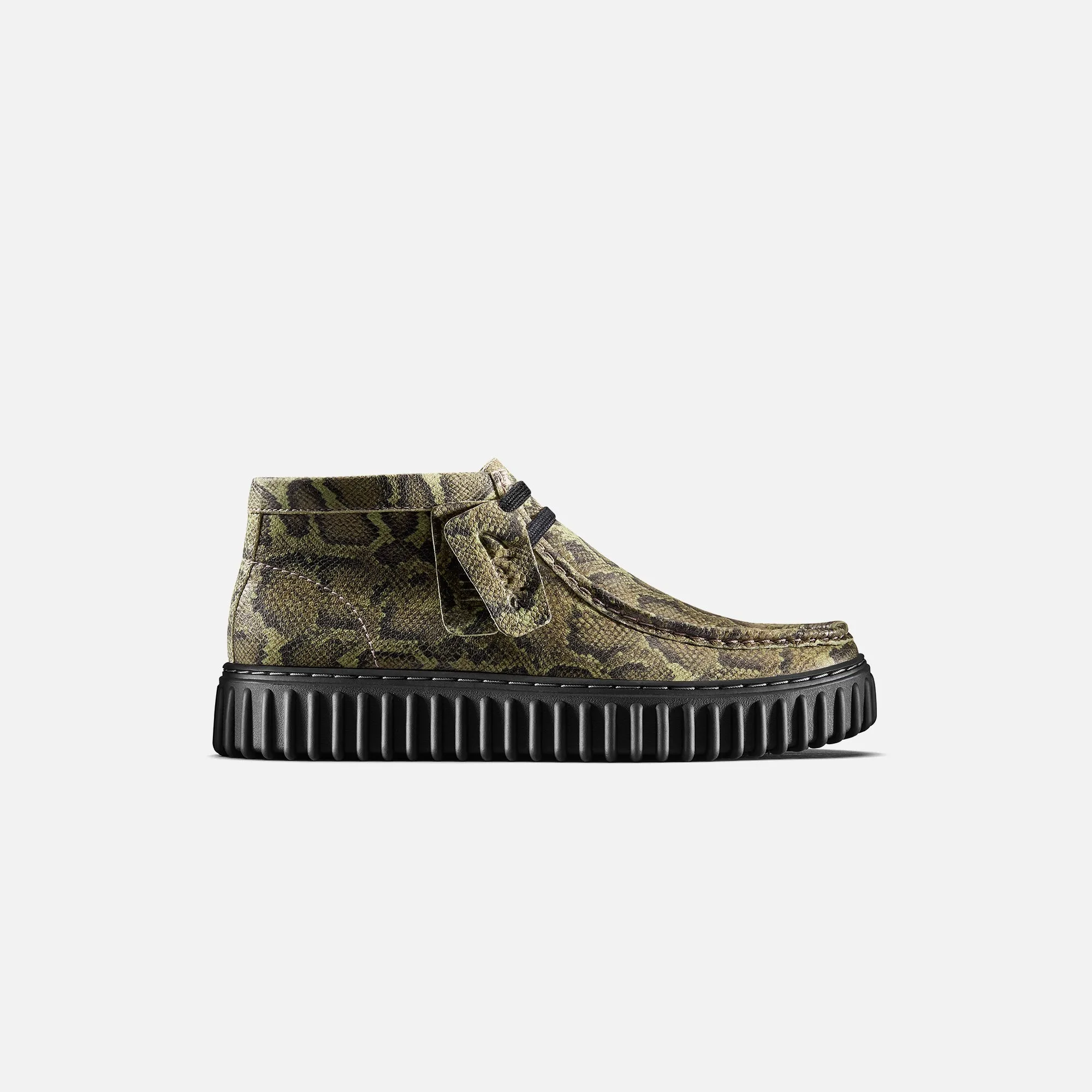 Clarks x Martine Rose Torhill Hi - Green Snake