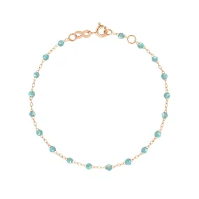 Classic Gigi Aqua bracelet, Rose Gold, 7.5