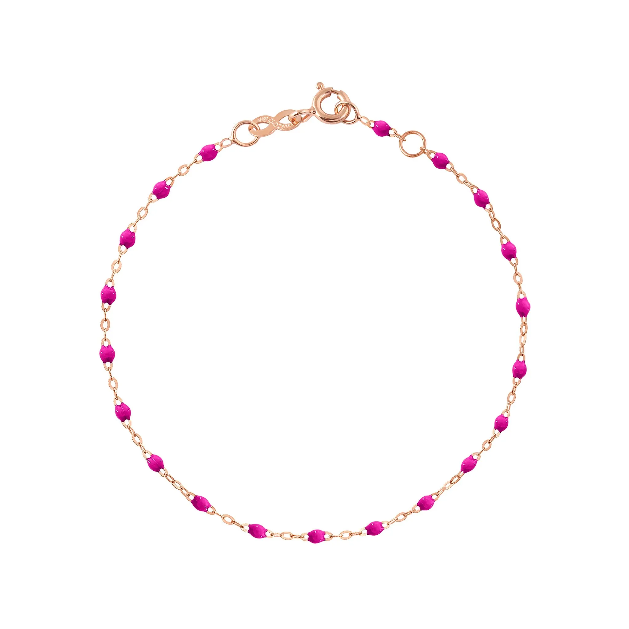 Classic Gigi Candy bracelet, Rose Gold, 7.5