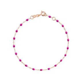 Classic Gigi Candy bracelet, Rose Gold, 7.5