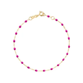 Classic Gigi Candy bracelet, Yellow Gold, 7.5