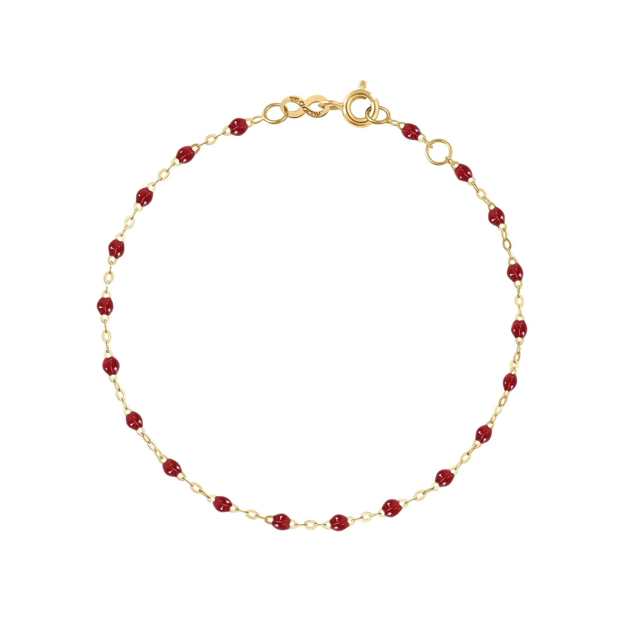 Classic Gigi Cherry bracelet, Yellow Gold, 5.9