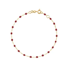 Classic Gigi Cherry bracelet, Yellow Gold, 5.9