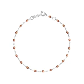 Classic Gigi Copper bracelet, White Gold, 5.9