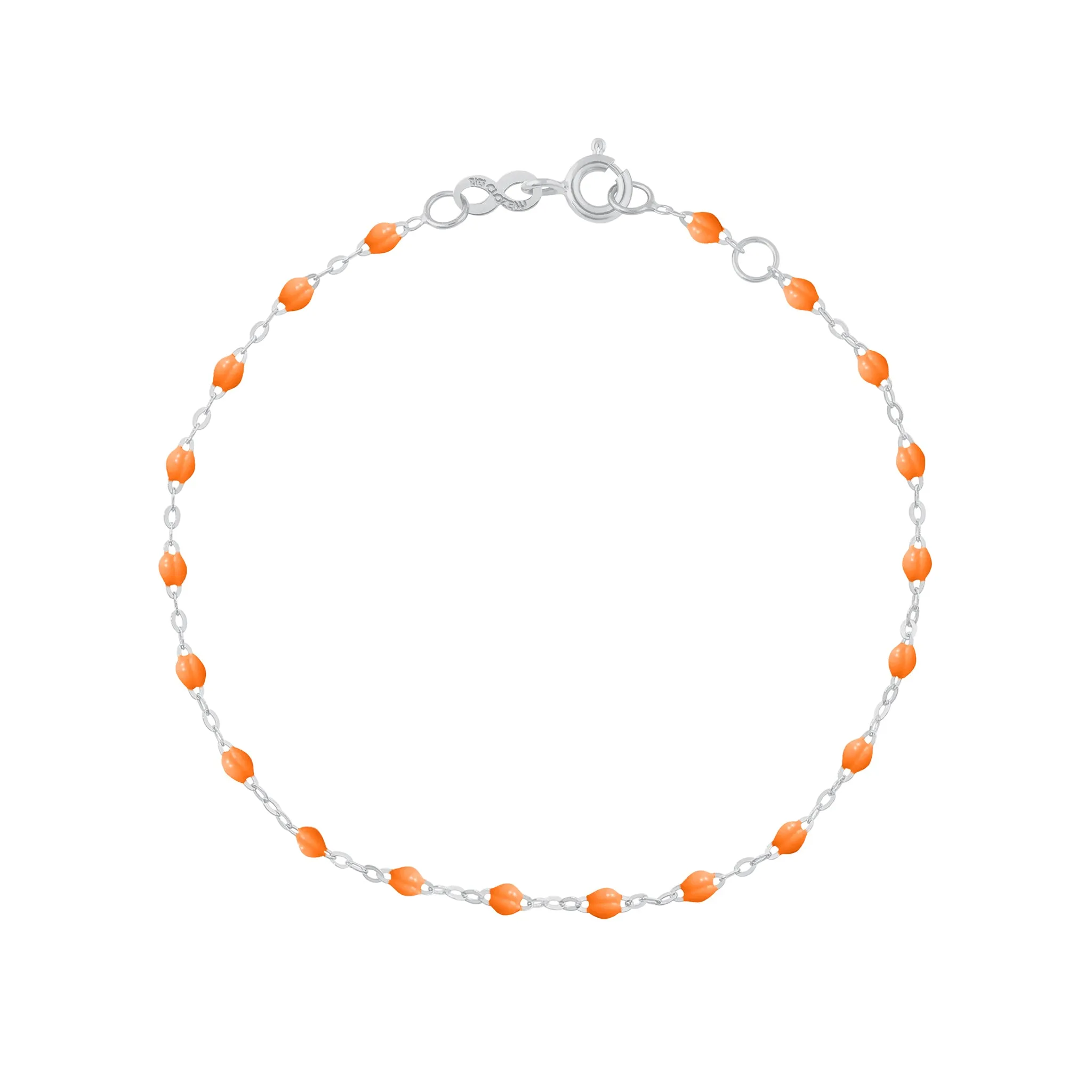 Classic Gigi Mandarine bracelet, White Gold, 5.9