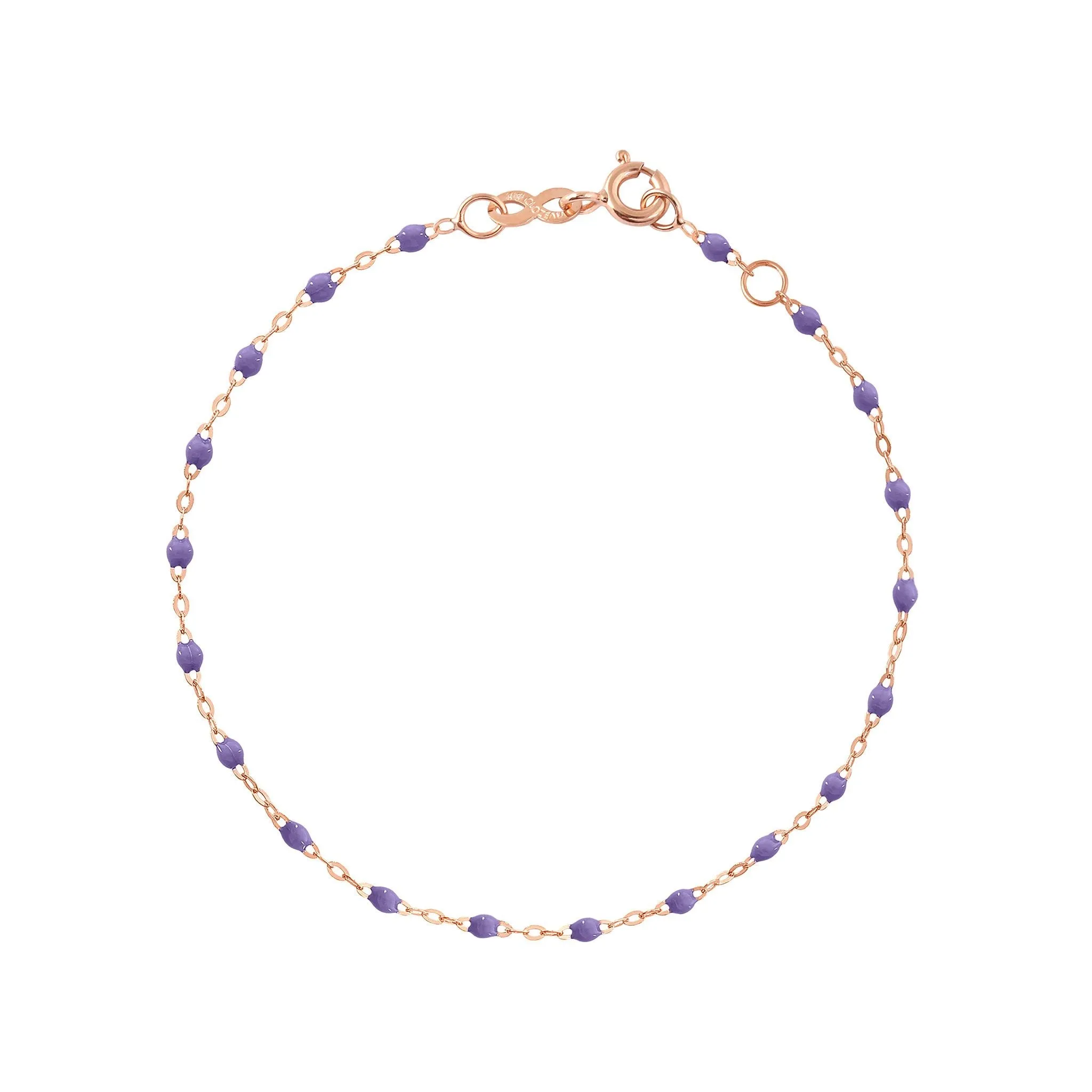 Classic Gigi Mauve bracelet, Rose Gold, 7.5