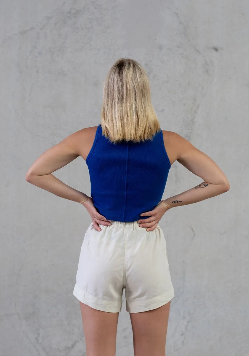 Classic Rib Tank - Lapis Blue