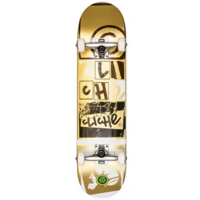 Cliche Letter Press 7.75" Complete Skateboard