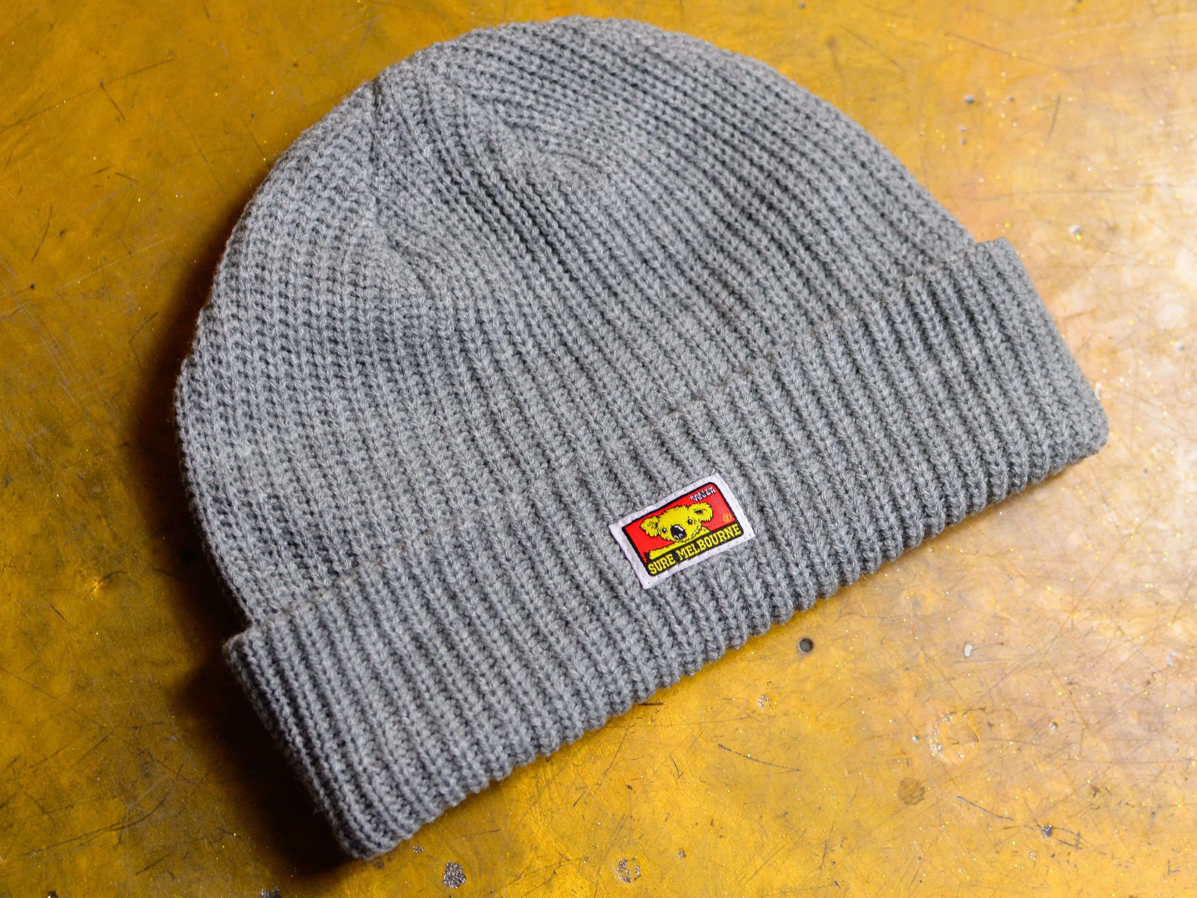 Clippy Cable Beanie - Grey Marle