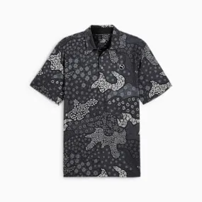 CLOUDSPUN Bloom Camo Men's Golf Polo | PUMA Black | PUMA Clothing | PUMA 