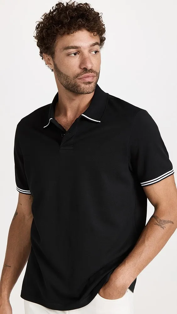 Club Monaco   Tipped Collar Polo 