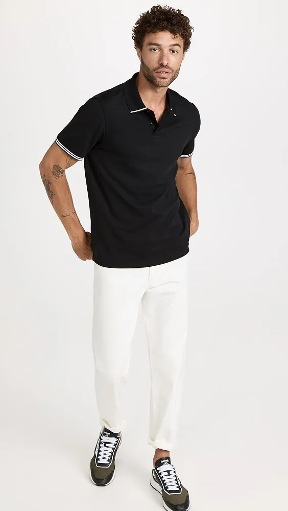 Club Monaco   Tipped Collar Polo 