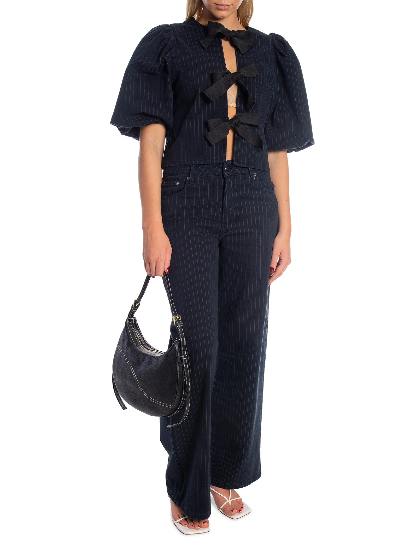 CO'COUTURE JEANS PIN WIDE BLACK