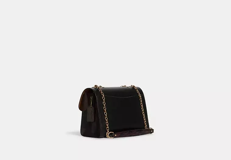 Coach Lane Shoulder Bag Gold Black/Multi