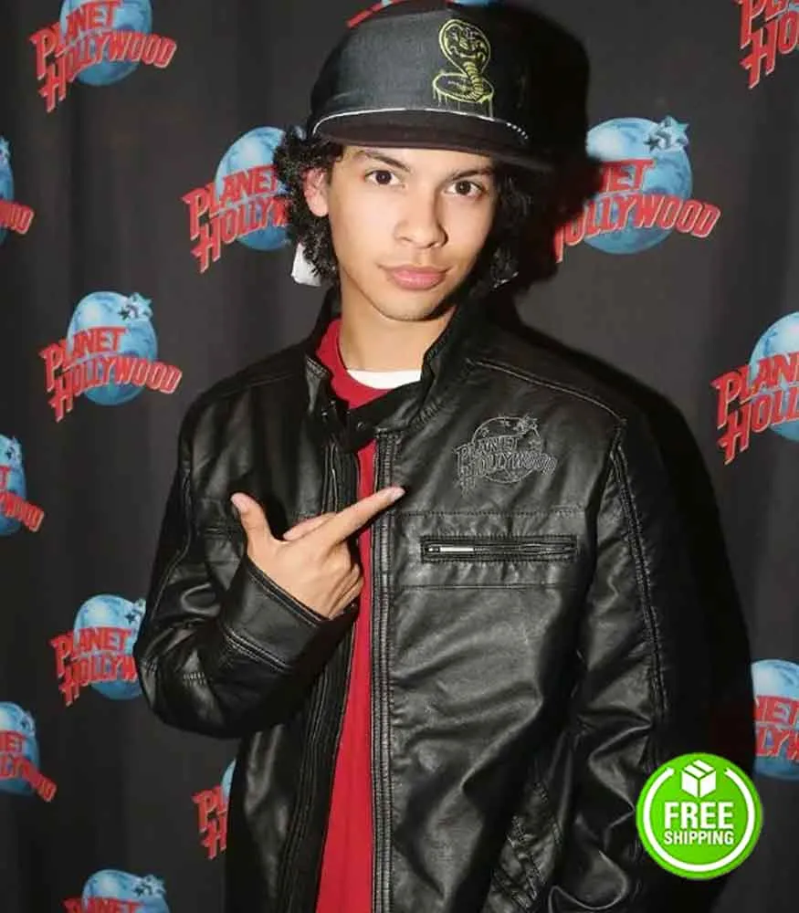 COBRA KAI XOLO MARIDUENA (MIGUEL DIAZ) PLANET HOLLYWOOD LEATHER JACKET