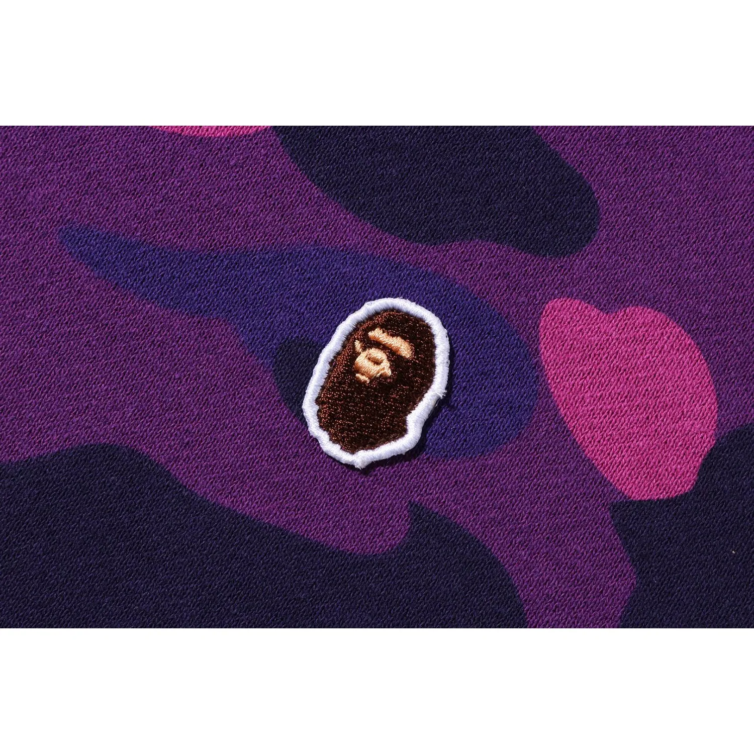 COLOR CAMO ONE POINT APE HEAD PULLOVER HOODIE KIDS