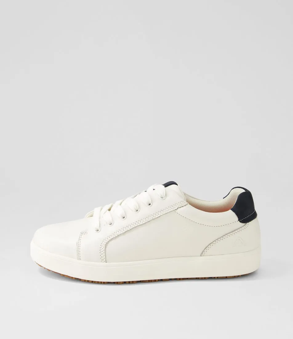 COLORADO Neterman White Full Grain Leather Sneakers