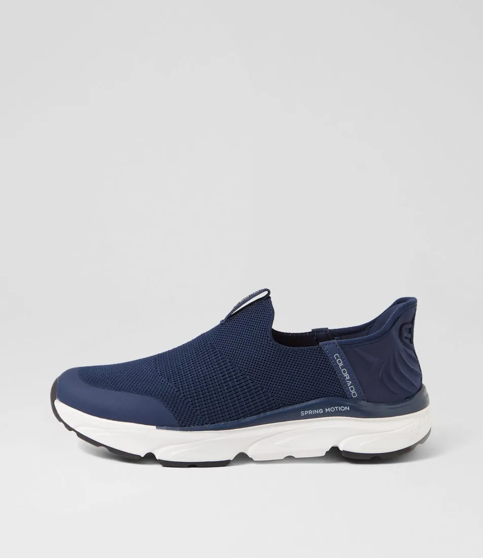 COLORADO Verto Navy Knit Sneakers