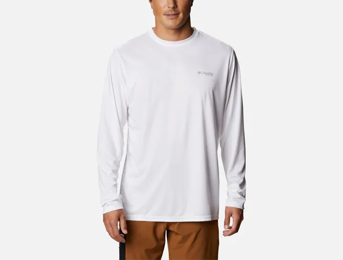 Columbia Men's PFG Terminal Tackle Fish Flag Long Sleeve Shirt - Tall