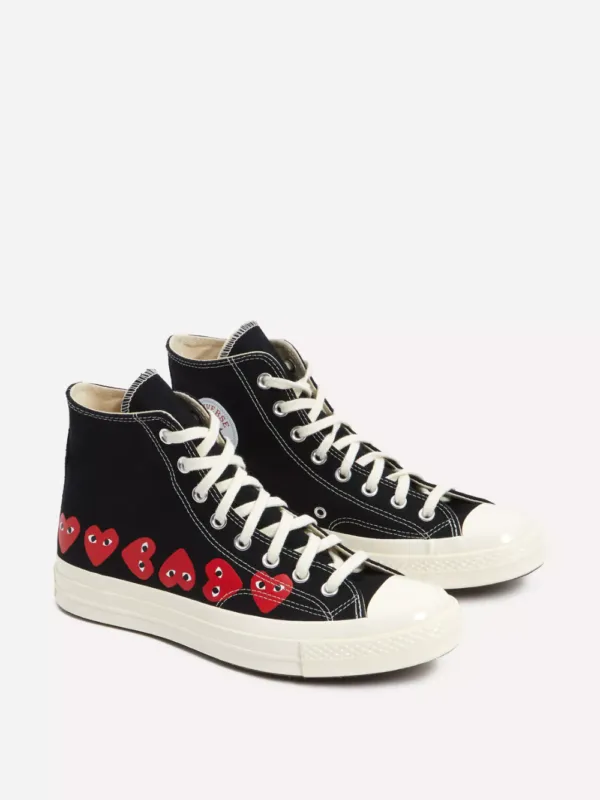 COMME DES GARÇONS PLAY High Top Sneakers | Luxury and style at your fingertips