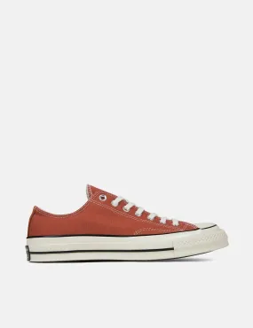 Converse 70's Chuck Low 161505C (Canvas) - Terracotta Red/Black/Egret