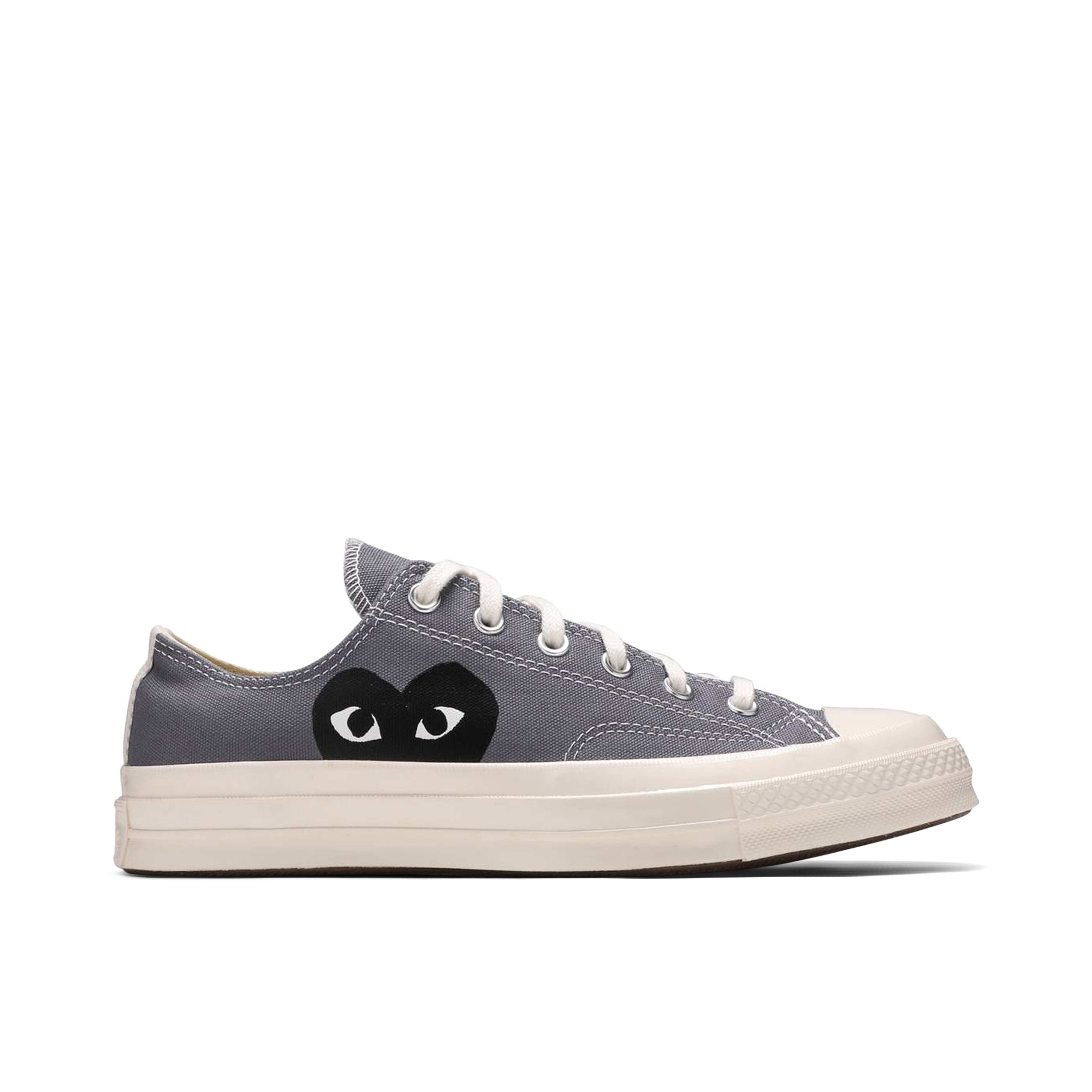 Converse Chuck Taylor All-Star 70 Ox x Comme Des Garçons PLAY Steel Gray | 171849C | Laced