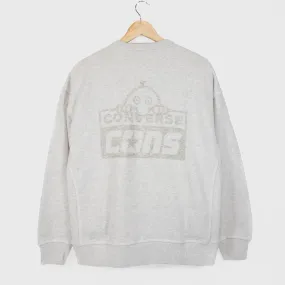 Converse Cons - Welcome Skate Store Gold Standard Crewneck Sweatshirt - Ash Grey