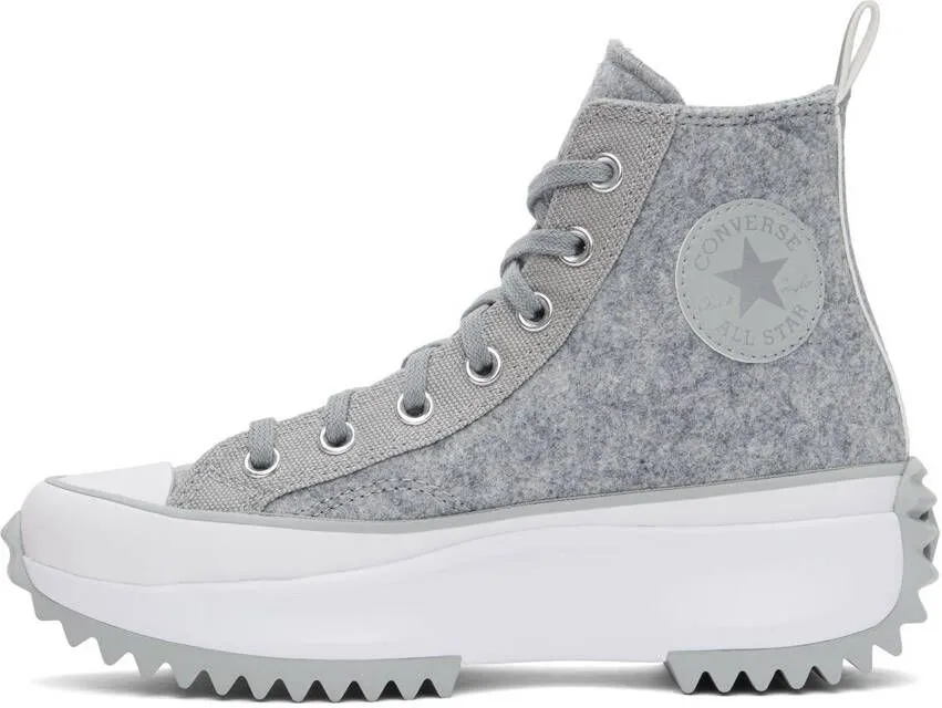 Converse Grey Run Star Hike High-Top Sneakers