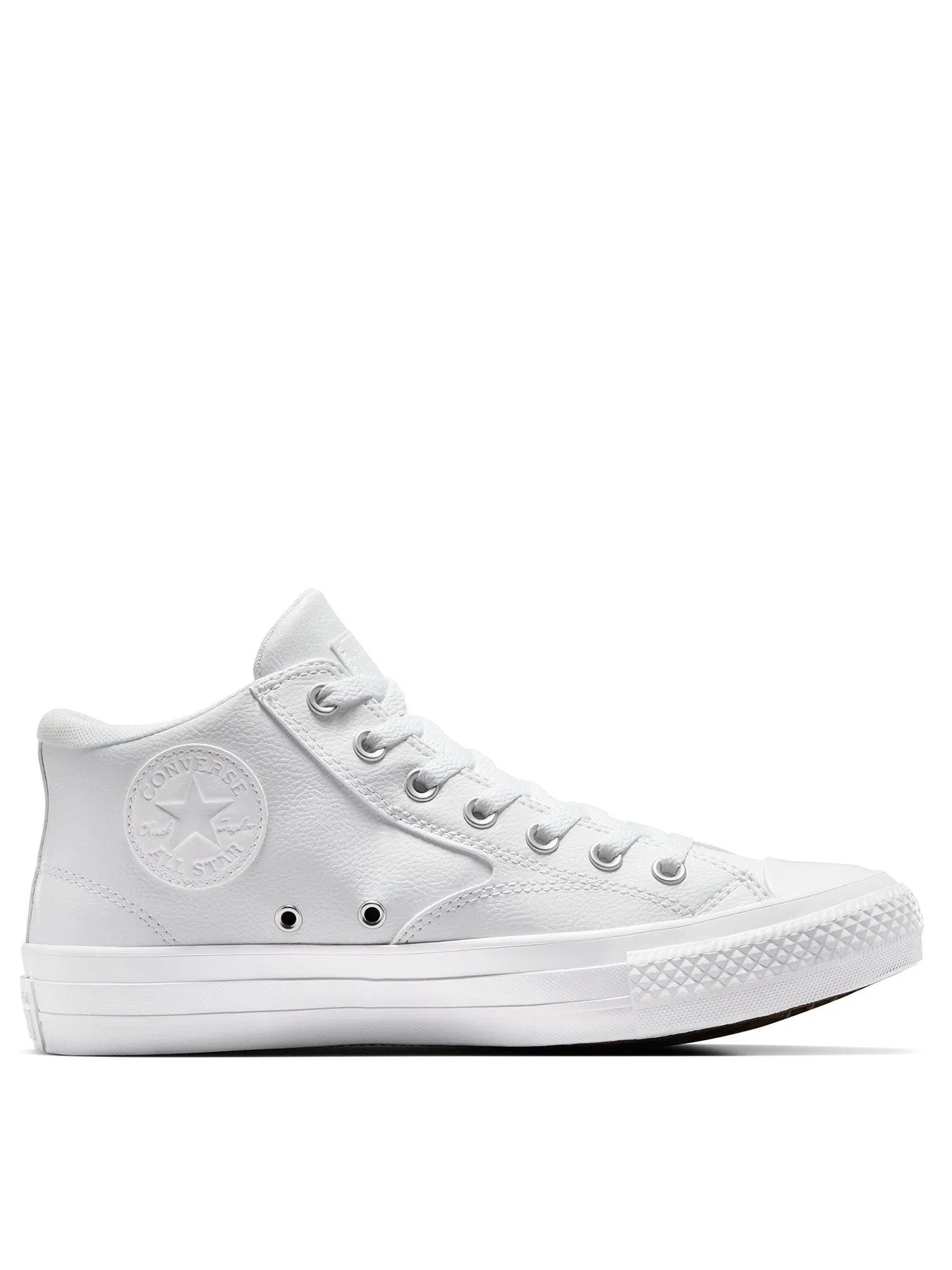 Converse Mens Seasonal Color Synthetic Leather Synthetic Leather Mid Trainers - White