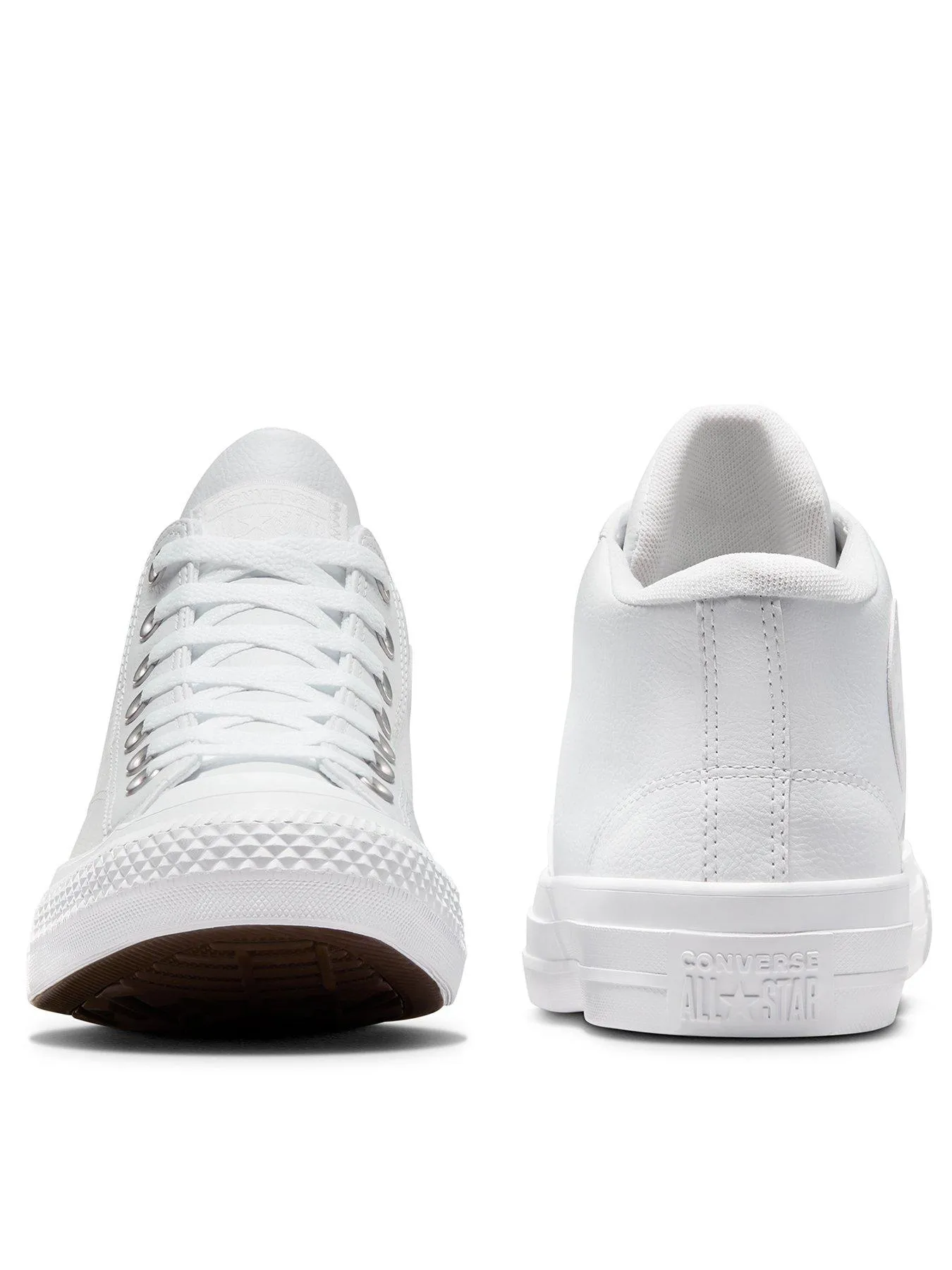 Converse Mens Seasonal Color Synthetic Leather Synthetic Leather Mid Trainers - White