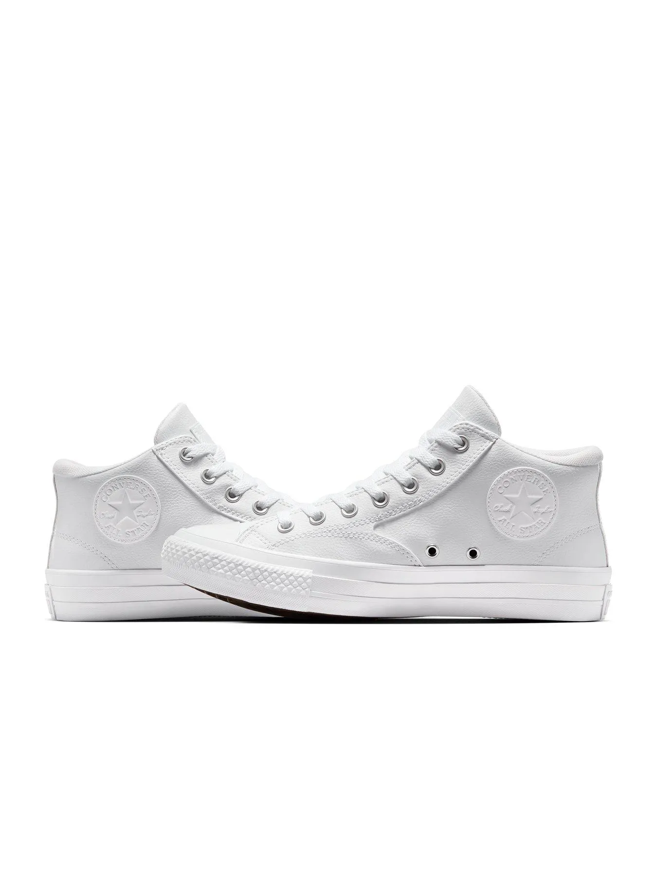 Converse Mens Seasonal Color Synthetic Leather Synthetic Leather Mid Trainers - White