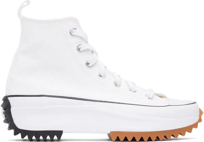 Converse White Run Star Hike Hi Sneakers