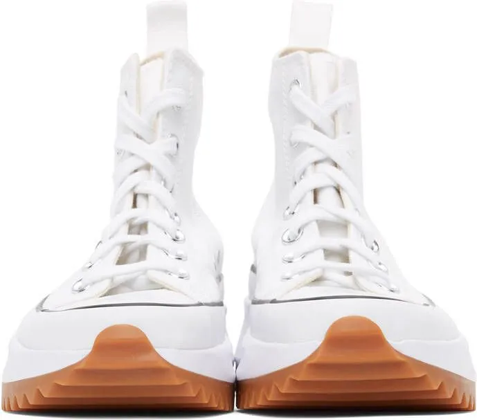 Converse White Run Star Hike Hi Sneakers