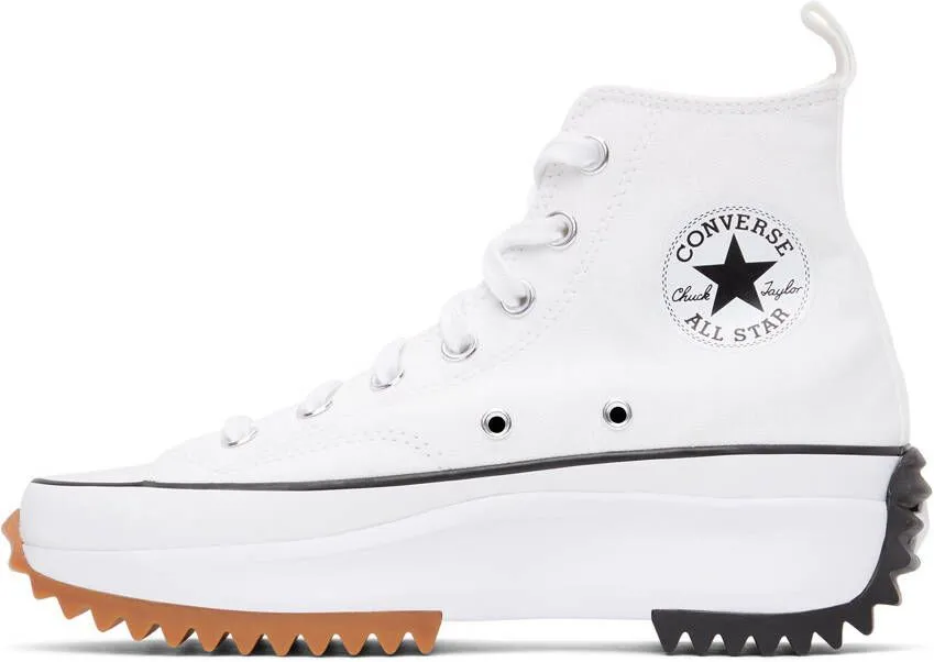 Converse White Run Star Hike Hi Sneakers