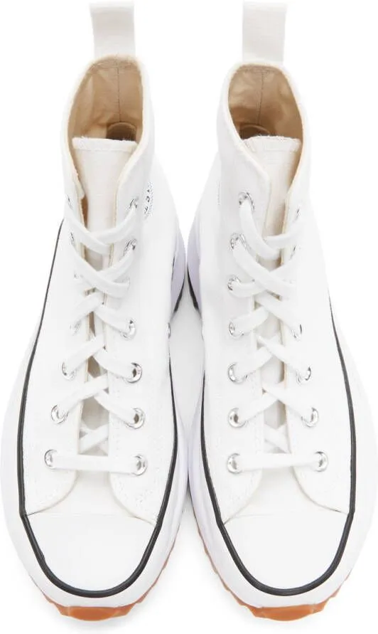 Converse White Run Star Hike Hi Sneakers