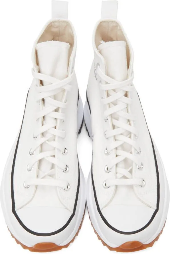 Converse White Run Star Hike Hi Sneakers